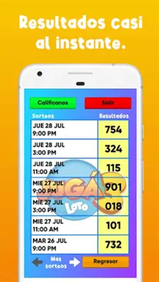 Loto Nicaragua android App screenshot 2